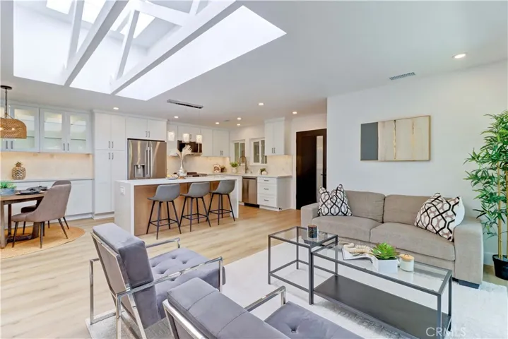 Kitchen & Dining Area from Living Room