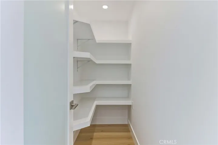 Storage Closet Shelves & Light