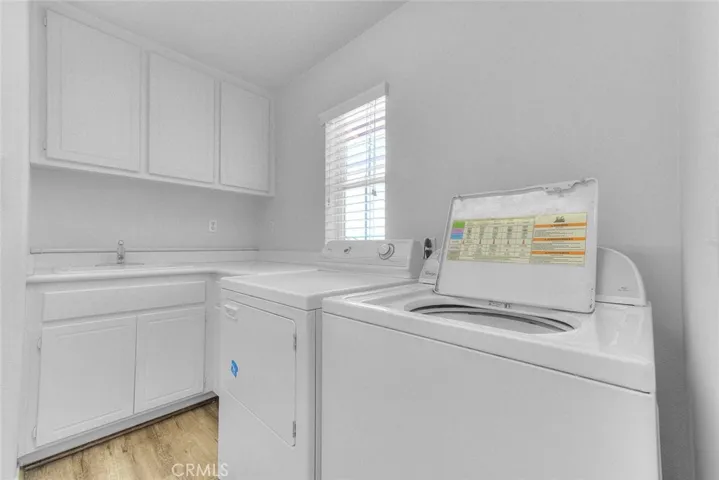 Upstairs laundry room