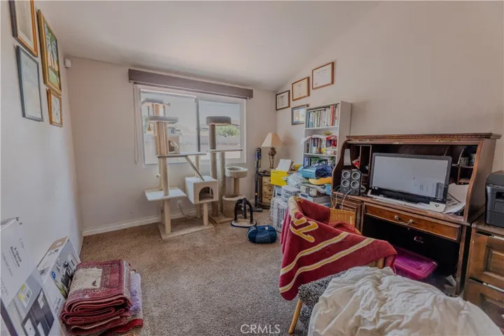 2nd bedroom also has vaulted ceilings