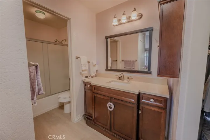 Bathroom has been remodeled