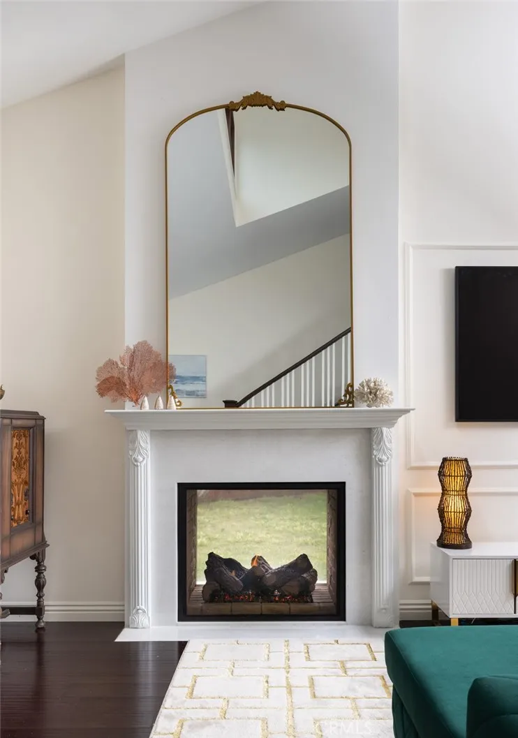 Double Sided Fireplace