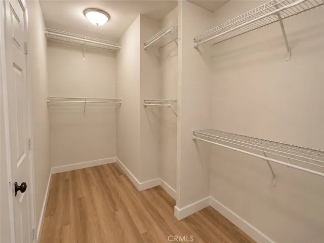 Master closet #2 - Virtually cleared out.