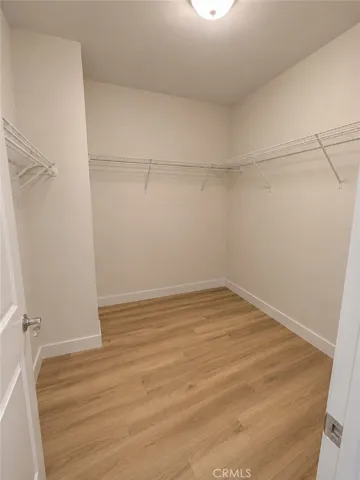 Master closet #1 - Virtually cleared out.