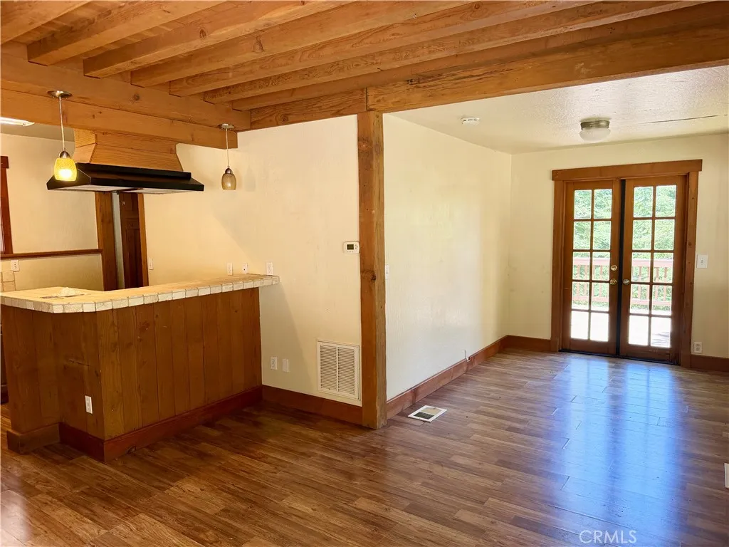 Front entry opens to living room and Kitchen