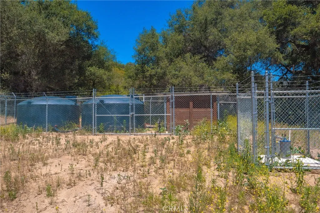 New well water storage tanks and secured equiptment.