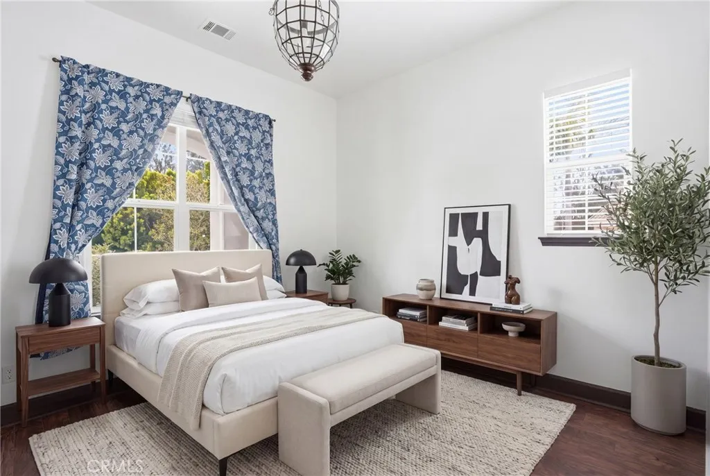 Virtually Staged bedroom
