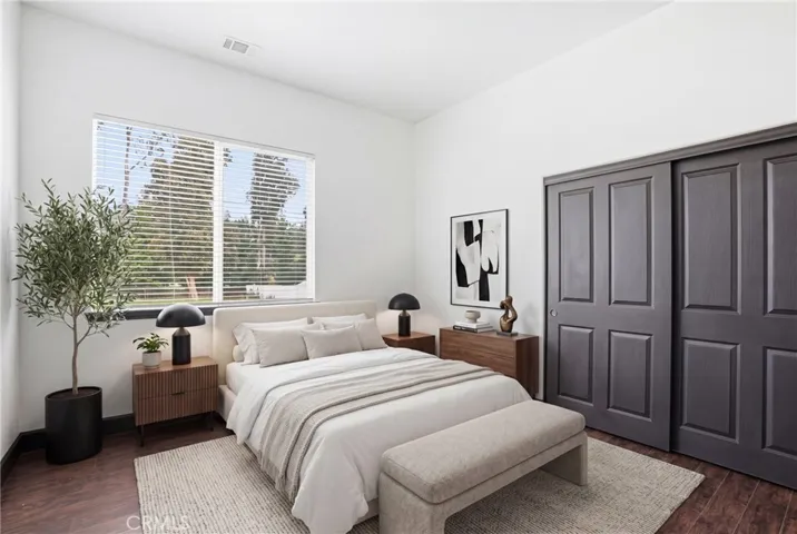 Virtually Staged Bedroom