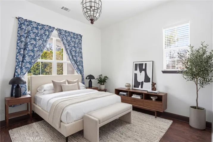 Virtually Staged bedroom
