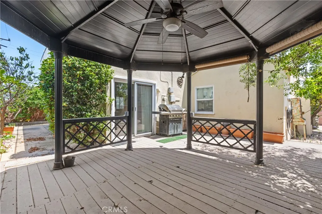 Gazebo in back yard