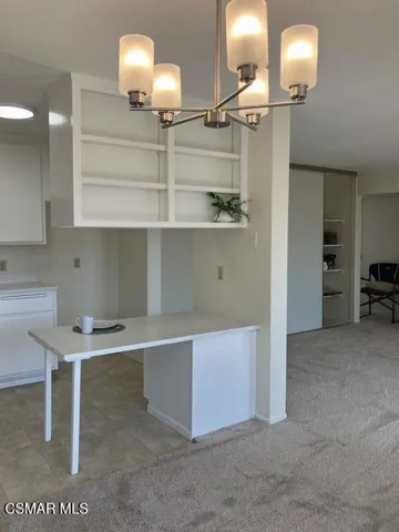 View from dining area