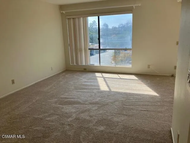 Living room area with view