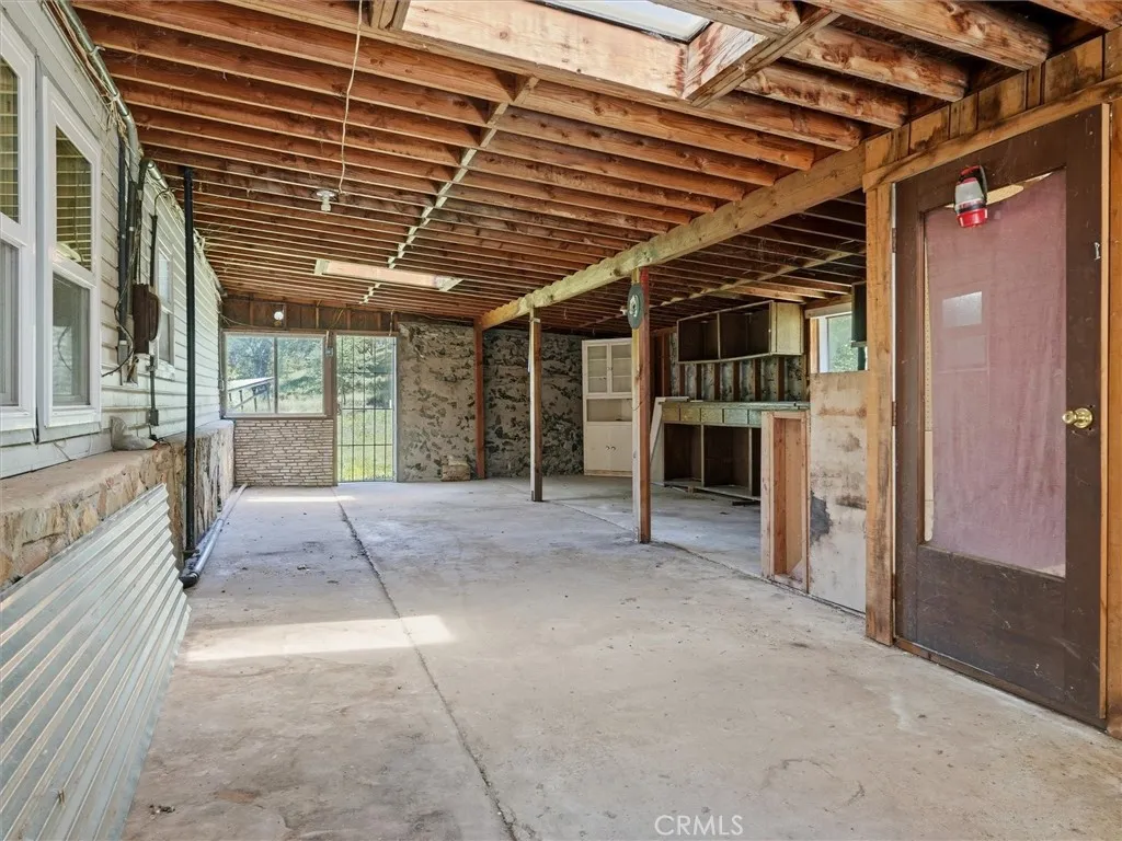 Back porch area