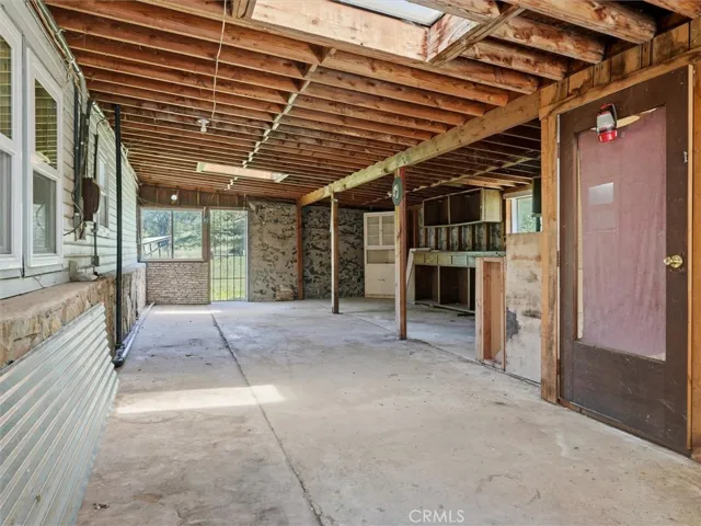 Back porch area