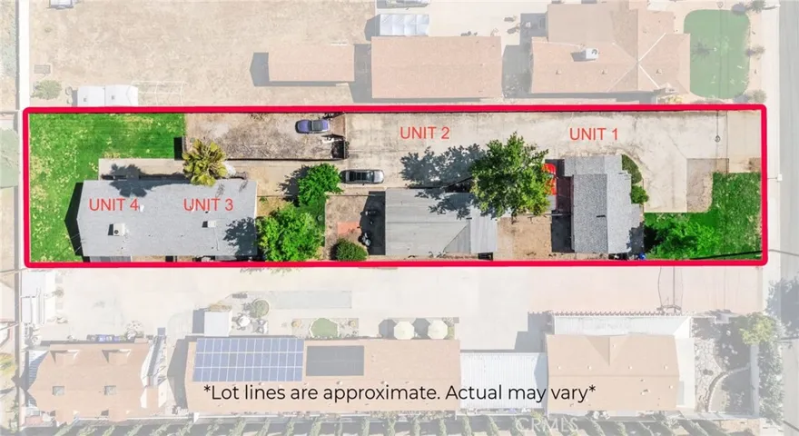 4 UNITS/ 1 LOT /SEPARATE METERS
