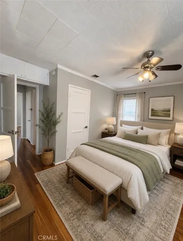 virtually staged 2nd bedroom
