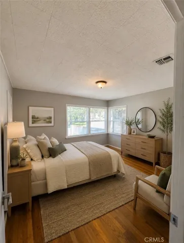 virtually staged 1st bedroom