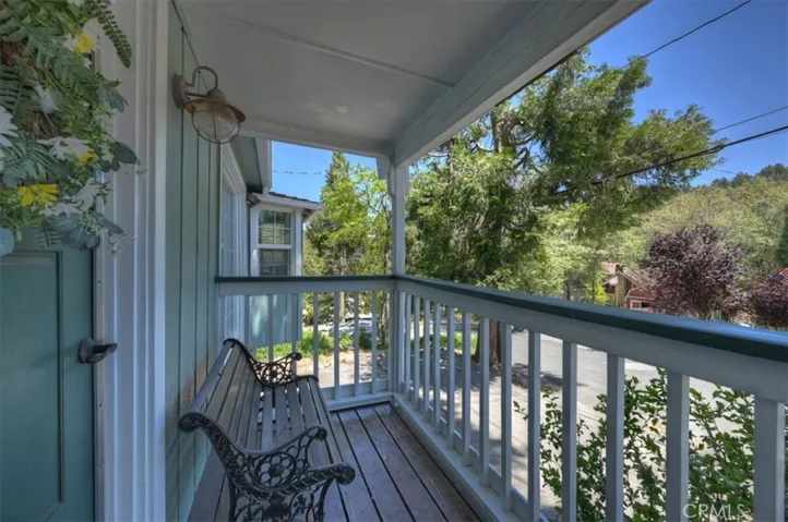 Front deck.