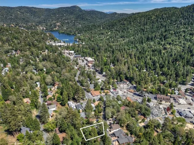 Drone shot may include neighboring properties.
