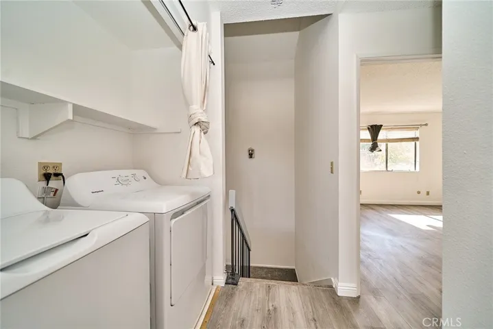 Laundry area in third floor