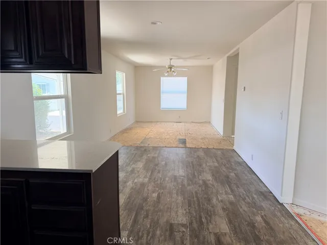 Looking through dining room into Living room.