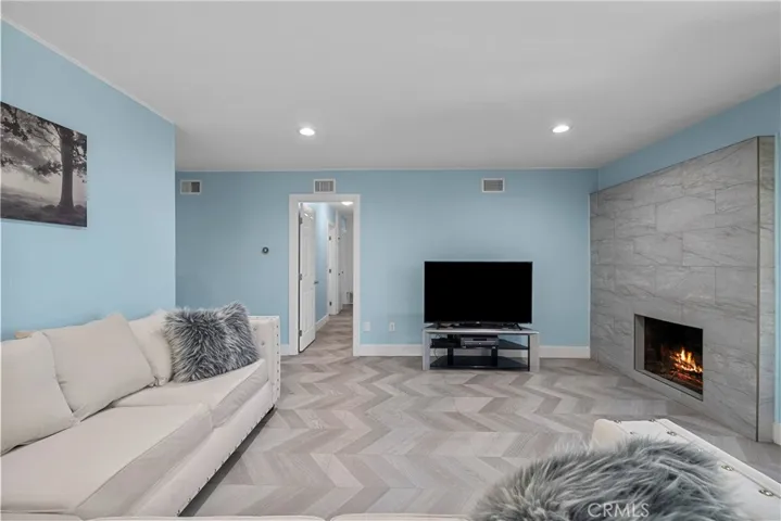 spacious living room