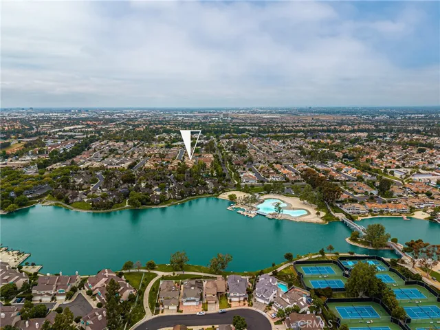 Aerial view showing location