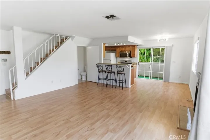 Entry way to living room
