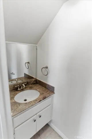 Half bathroom downstairs