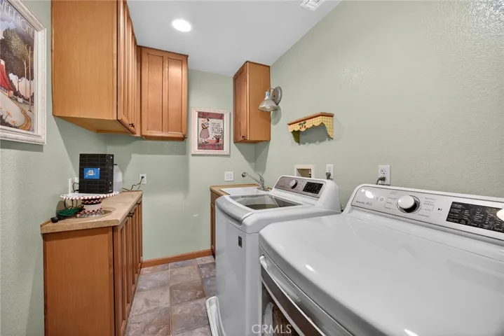 Upstairs Laundry Room with Utility sink