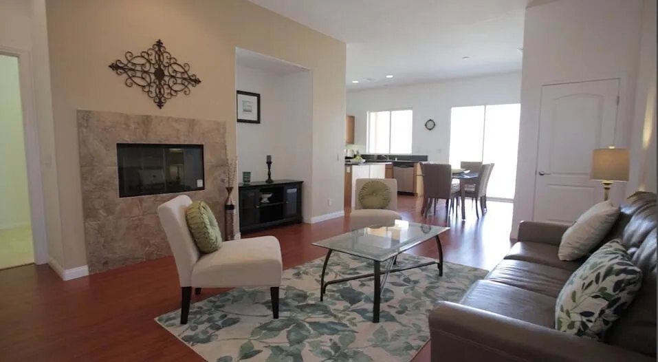 model living room