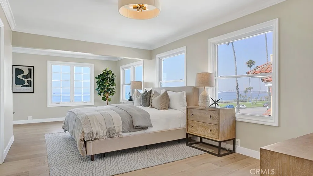 Front facing primary suite with stunning views out of almost all of the windows.