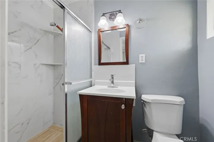 Private primary en-suite bathroom offering comfort, functionality, and a well-appointed layout.