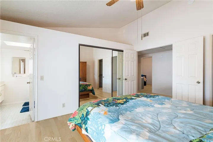 Virtually staged with vinyl plank flooring- seller willing to give a credit for new flooring.