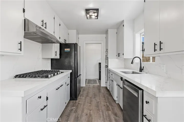 Remodeled kitchen.