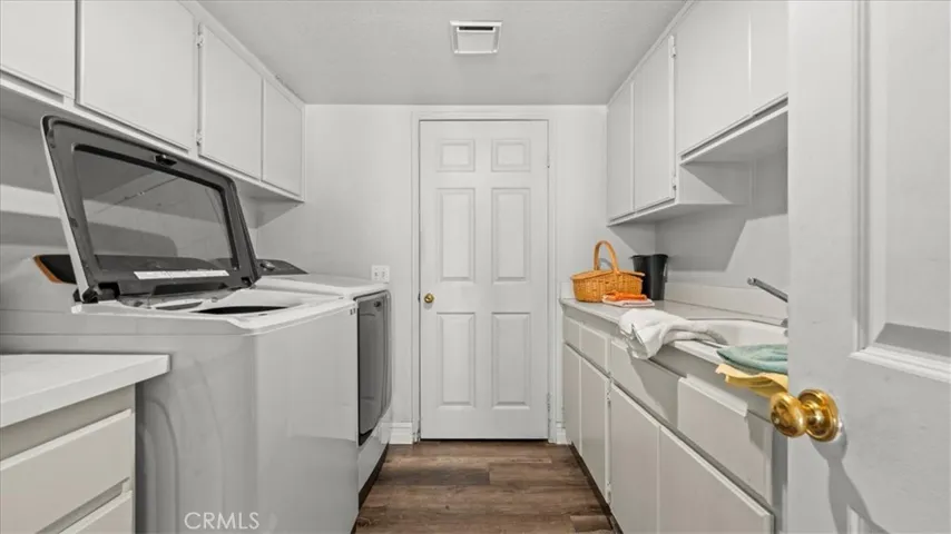 Laundry room.