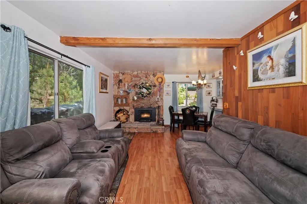 Fireplace has been digitally altered