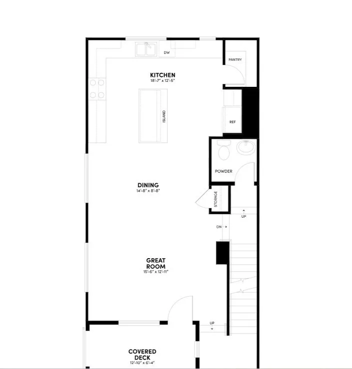 First floor also w/ 2-car garage