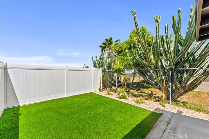 Front Unit Back Yard