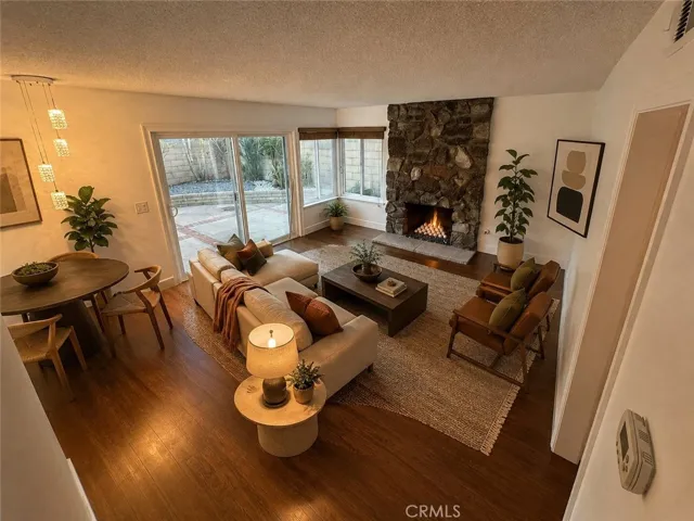 Virtually Staged Family Room