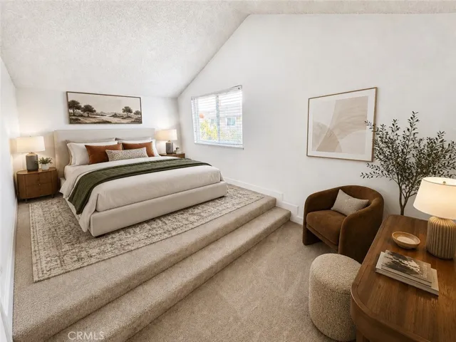 Virtually Staged Bedroom