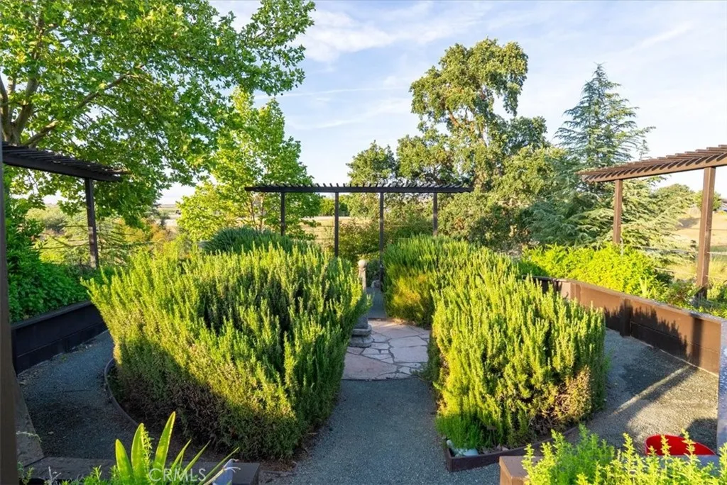 ...established herb garden...