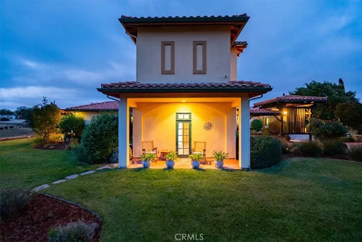 ...with another private patio...
