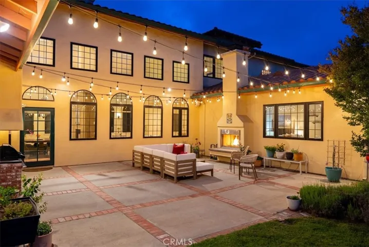 ...huge patio with a wood-burning fireplace....