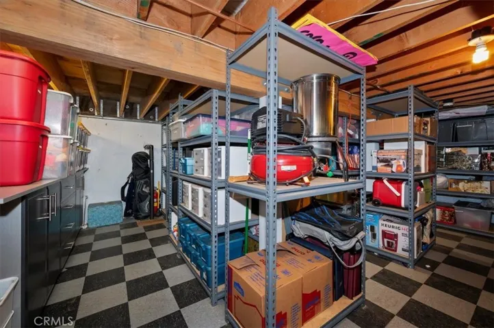 Finished Storage Area.