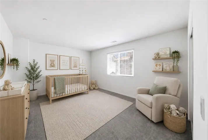 Room is virtually staged