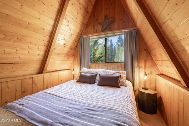 Bedroom 1 with view-