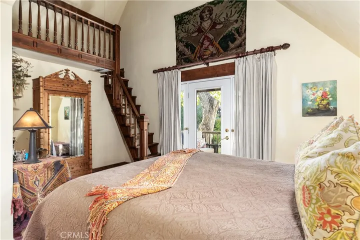 French door leads out to your own private balcony.