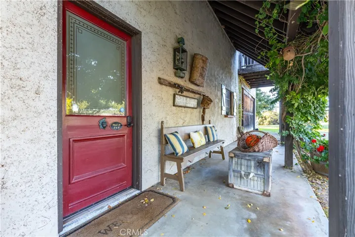 Covered front porch welcomes you to the entry.