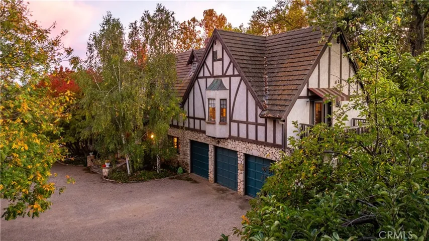 Attached three car garage.